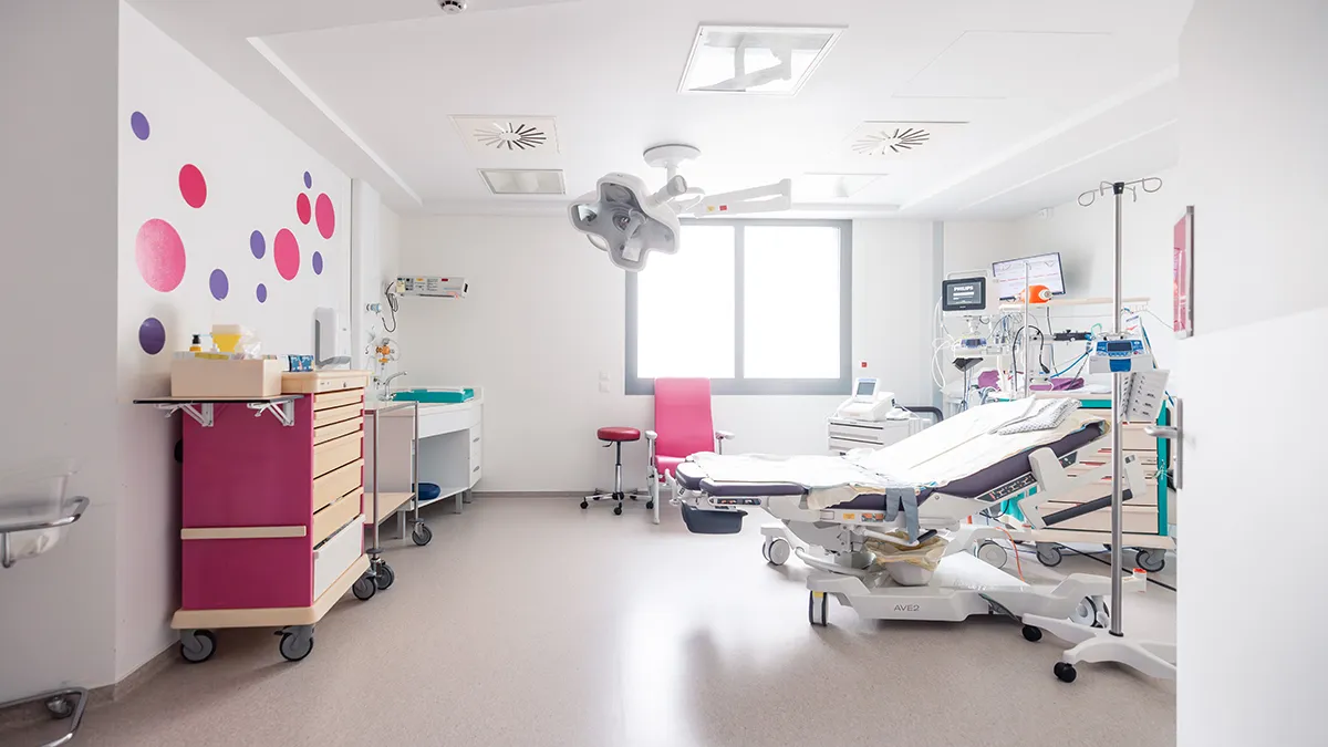 Salle de naissance de la Maternité du Centre Hospitalier de Carcassonne