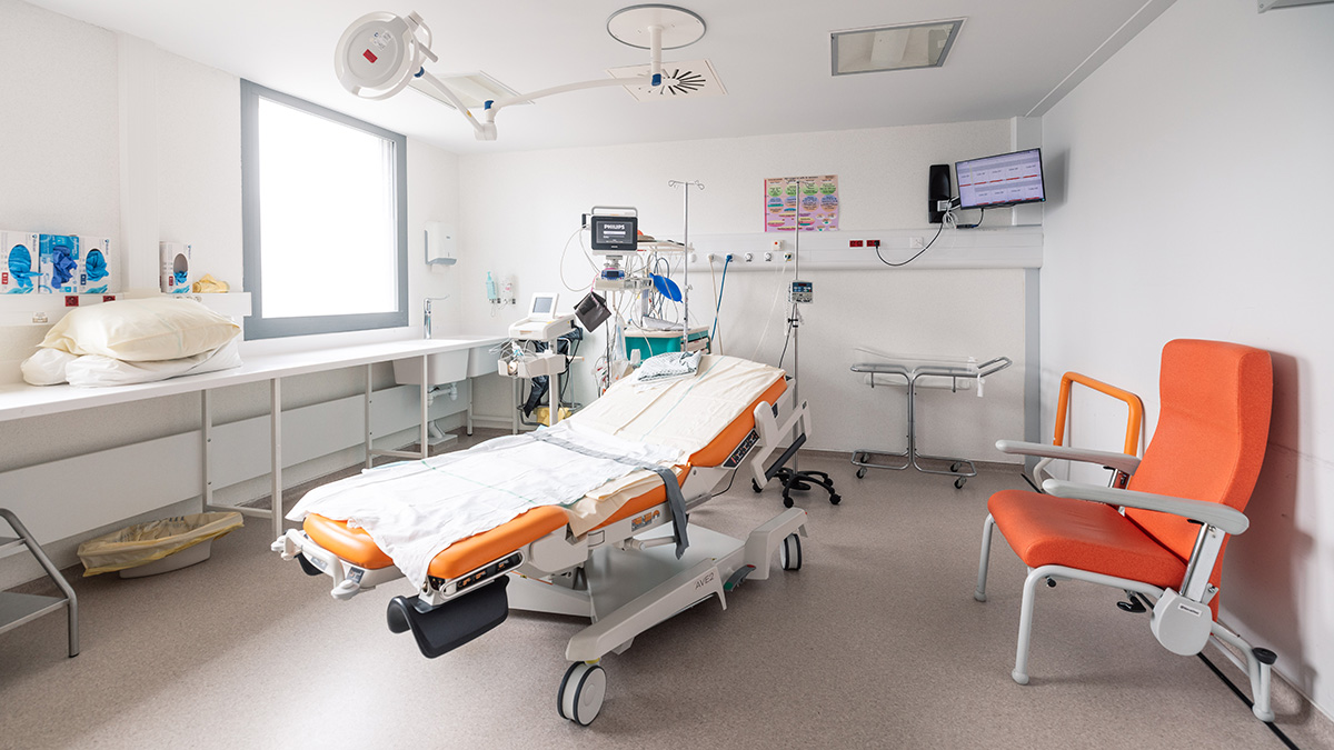 Salle de naissance de la Maternité du Centre Hospitalier de Carcassonne