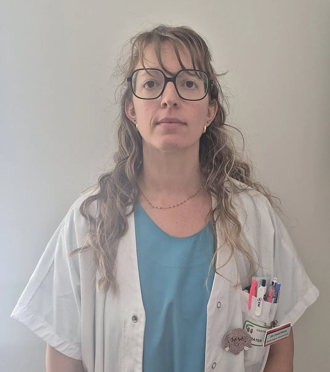 Docteur Madelyne CHAINTREUIL, chef de pole et gynécologue