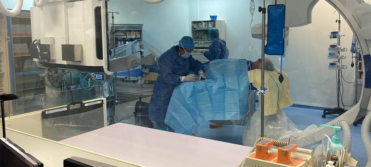 Unité d'hémodynamique de cardiologie interventionnelle - UHCI