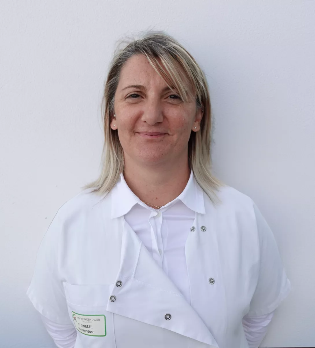 Docteur Virginie GINESTE, PCME et pharmacienne au CH de Carcassonne 
