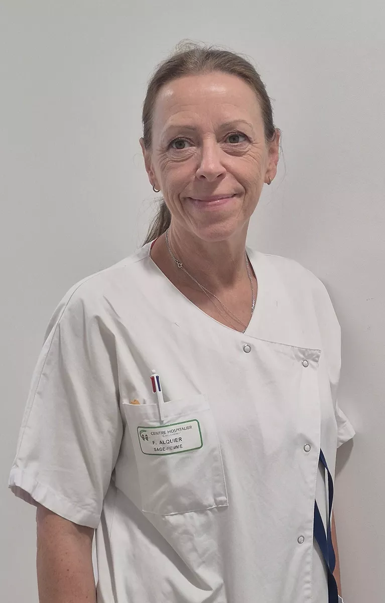 Fabienne ALQUIER, sage femme au CH de Carcassonne