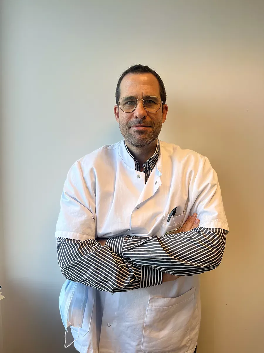 Docteur Yann HERVE, chef de pole et neurologue au CH de Carcassonne 